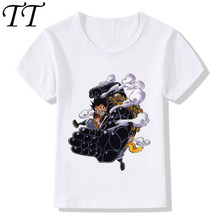 2019 3D Children Luffy Fourth Gear T-Shirts Kids Summer Tops Girls Boys Short Sleeve T shirt Anime Ace Sabo Baby Clothes,HKP351 2024 - buy cheap