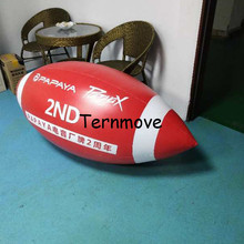 Réplica de pelota de playa de rugby inflable gigante, balón de fútbol americano publicitario, globo de rugby inflable grande para decoración de juegos 2024 - compra barato