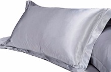 1pc  Pure Emulation Silk Satin Pillowcase Single Pillow Cover Multicolor 5 2024 - buy cheap
