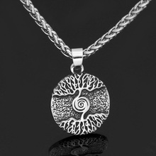 Stainless steel Nordic Viking Yggdrasil treee of life amulet Pendan necklace for women 2024 - buy cheap