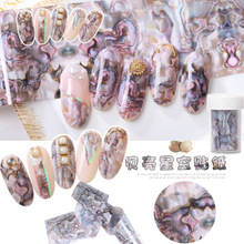 1 hoja en relieve 3D pegatinas de Arte de uñas adhesivos de manicura adhesivo consejos de decoración de uñas 2024 - compra barato