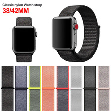 nylon Strap for Apple Watch band 4 3 44mm 40mm iWatch band 42mm 38mm apple wacth 4 3 2 Accessories Sport Loop correa bracelet 2024 - buy cheap