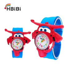 Hbibi Brand Cartoon Aircraft Children's Watches kids Quartz Watch Child Girls Boys Baby Toy Clock Christmas Gifts Relogio Montre 2024 - buy cheap