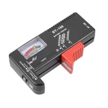 Comprobador de batería Universal BT168, negro, para pilas de botón AA, AAA, C, D, 9V, 1,5 V 2024 - compra barato