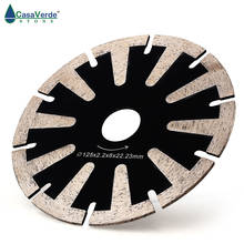 DC-TSB04 5 inch circular dry and wet diamond contour cutting blade 125mm for granite curved cutting 2024 - buy cheap