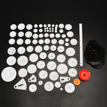 81pcs/set Plastic Gear Wheel Assorted Kit For Toy Car Motor Robot Shaft Model Crafts 2024 - buy cheap