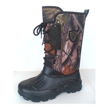 Zapatos de nieve de tela Oxford para hombre, calzado térmico de suela gruesa, antideslizante, para pesca, senderismo, caza y escalada, para invierno 2024 - compra barato