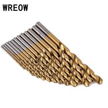 13PCS Twist Drill Bit 1.5-6.5mm HSS Straight Shank Coated Titanium Drill Bit Set Hole Saw Cutter Tool for Aluminum Woodworking 2024 - buy cheap