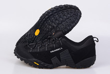Merrell-zapatos de senderismo de cuero genuino para hombre, zapatillas de escalada antideslizantes para montaña, duraderas, 3 colores 2024 - compra barato