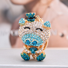 Fashion Pig Keychain Crystal Rhinestone Jewelry Gift Wallet Car Pendant Men and Women Pendant Keyring Factory Direct CH3570 2024 - buy cheap