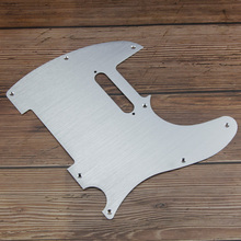 FLEOR Silver-golpeador de Metal y aluminio anodizado, 8 agujeros, golpeador para guitarra TL, placa de arañazos y tornillos para parte de guitarra eléctrica 2024 - compra barato