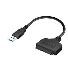 Usb 3,0 для Sata7 + 15Pin кабель жесткого диска и конвертер 2,5 дюймов Ssd Hdd жесткий диск Sata адаптер кабель конвертер 2024 - купить недорого