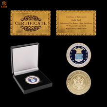Moneda de recuerdo de la Fuerza Aérea de Estados Unidos, moneda de recuerdo con caja de lujo 2024 - compra barato