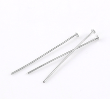 DoreenBeads Head Pins Silver Color 3.8cm long,2.3mm(11 Gauge),500PCs (B22405) yiwu 2024 - buy cheap