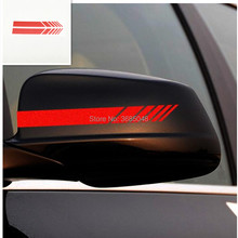 2pcs Car Sticker Rearview Mirror Side Decal for renault mazda 6 opel astra j passat b6 volkswagen polo skoda octavia a5 lancer x 2024 - buy cheap