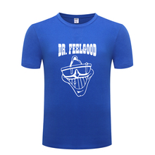 Доктор Feelgood рок музыка Мужская футболка 2018 новая хлопковая Повседневная футболка с коротким рукавом и круглым вырезом 2024 - купить недорого
