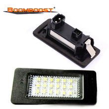 2Pcs 18SMD 12V LED Car Lights LED License plate lamp For BMW E39 M5 E5 E90 E90 E92 E93 E70 E71 X5 X6 M3 Number plate Light 2024 - buy cheap