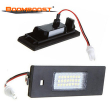 Kit de bombillas de bus Can, luces de LED para matrícula de coche 3528 SMD, 2 uds., lámpara de placa de matrícula SMD blanca de 12V para BMW E87, E81, E63, E64, E85, E86 2024 - compra barato