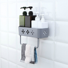 Wall Storage Rack Organizer Stick Type Shower Shelf Basket Shampoo Towel Holder Kitchen Bathroom Accessories TSLM2 2024 - buy cheap