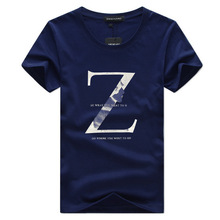 Camisetas de algodón para Hombre, camisa de manga corta con letras impresas, cuello redondo, talla grande 5xl, verano 2020 2024 - compra barato