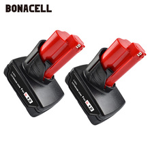 Bonacell 4000mAh 12V for Milwaukee M12 Power Tool Rechargeable Lithium Ion Battery Replacement Battery L30 2024 - buy cheap