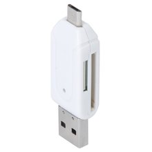 USB 2,0 + USB mini OTG SD кард-ридер сотовый телефон планшетный ПК 2024 - купить недорого