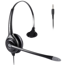 Voicejoy cancelamento de ruído microfone fone de ouvido com conector de desconexão rápida e especial 3.5mm jack apenas para telefones alcatel 2024 - compre barato