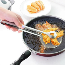Multifuction Stainless Steel Filter Spoon with Clip Colander Oil-Frying Filter Fried Food Clip Kitchen Cooking Tools 2024 - buy cheap