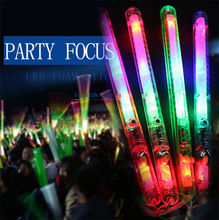 Multicolor Light-Up Blinking Rave Sticks LED Flashing Strobe Wands Concerts Party Glow BM88 2024 - buy cheap