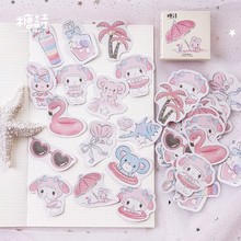 45PCS/box New Seaside Holiday Paper Lable Sealing Stickers Crafts Scrapbooking Decorative Lifelog DIY Stationery Sticker 2024 - buy cheap