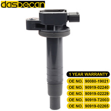 Dasbecan Coil Ignition 90080-19021 90919-02240 90919-02229 90919-T2003 90919-02265 For Yaris/VIOS/Vitz 1.3L 1.5L COROLLA 1.5L 2024 - buy cheap