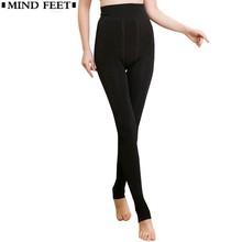 Calça legging quente feminina, de alta elasticidade, justa, veludo, espessante, de boa qualidade, grossa, outono e inverno, calças lápis 2024 - compre barato