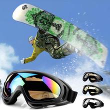 Snowboard Óculos De esqui Óculos Óculos de Esqui de Montanha Snowmobile Desporto de Inverno Neve Óculos Gogle 2024 - compre barato