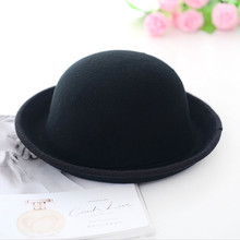 Sombrero de fieltro de lana con ala ancha para mujer y niña, sombrero de ala ancha Estilo Vintage, flexible, útil 2024 - compra barato
