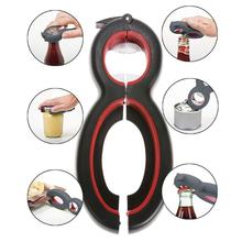 6 in 1Twist Bottle Opener Multi Function All in One Jar Gripper Can Wine Beer Lid Twist Off Jar Opener Claw Dropshipping 2024 - buy cheap