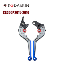 Kodaskin esquerda e direita folding extensíveis alavancas de embreagem do freio para honda cb300f 2015-2016 2024 - compre barato