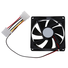 DC 12V 4 Pin negro de plástico ventilador de refrigeración de PC 90mm x 90mm x 25mm 2024 - compra barato