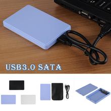 Чехол для жесткого диска 2,5 дюйма, 3 цвета, чехол для жесткого диска USB3.0 SATA3.0, внешний корпус для жесткого диска с поддержкой передачи до 3 ТБ, Протокола UASP 2024 - купить недорого