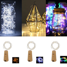 2M 20 LED IP65 Waterproof Flexible Copper Wire String Lights for BBQ Wedding Wine Bottle Stopper DIY Holiday Decor 2024 - buy cheap
