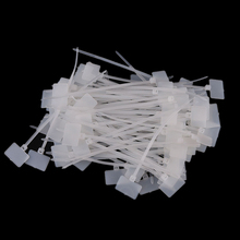 100Pcs Nylon Self Locking Wire Zip Ties Write Wire Power Cable Label Tag Nylon Self-Locking Tie Network Cable Marker Cord Wire 2024 - buy cheap