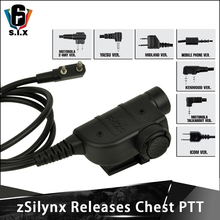 Z-TAC zSilynx Releases Chest PTT Push to Talk PTT Accessoires Headset PTT Midland 2024 - buy cheap