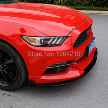 MONTFORD For Ford Mustang 2015 2016 2017 Exterior Front Fog Light Lamp Eyelid Eyebrow Strips Trim Sticker 2Pcs Car Accessories 2024 - buy cheap