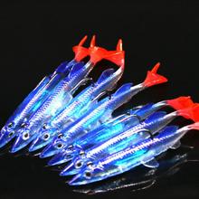 1 unid 8 cm estilo señuelo cebos de pesca ABS cebos de señuelo de pesca herramientas Bionic gancho de plomo 2024 - compra barato