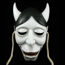 Inu x Boku SS Shirakiin Ririchiyo Prajna Mask Resin Crafts Animation Demon Fox Atavistic Mask 2024 - buy cheap