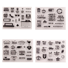 1 Uds tarjetas de papel artesanía DIY Scrapbooking tarjetas foto álbum decorativa transparente sello de silicona transparente/sello pequeño icono 2024 - compra barato