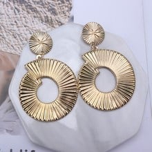 Gold Silver Color Spiral Snail Shaped Long Earings for Women One Direction Statement Metal Earrings Simple Party Fashion Jewelry 2024 - buy cheap