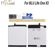 DyGod 3000 мАч батарея для BLU Life one X2 Высокое качество замена мобильного телефона TLR16E266 батареи батарея + Инструменты 2024 - купить недорого