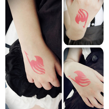 Fairy Tail Natsu Dragneel Cosplay Anime Cartoon Logo Props Waterproof Animation Cartoon Logo Temporary Tattoo Stickers Xr098 Buy Cheap In An Online Store With Delivery Price Comparison Specifications Photos And Customer