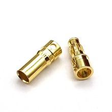 20pcs/lot 3.5mm Gold Bullet Banana Connector Plug For ESC Battery Motor (10 pair) 2024 - buy cheap