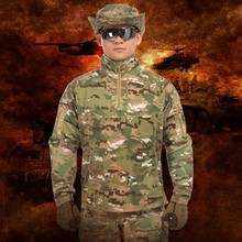 Outdoor Mens Camouflage Tactical Uniform Suit Army Fans Field Jungle Combat Training Climbing Camping Sportswear Shirt Pants Set 2024 - buy cheap